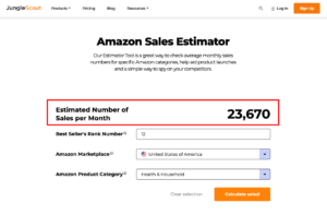 Amazon Sales Esitmator
