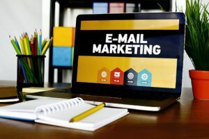 Laptop Email Marketing
