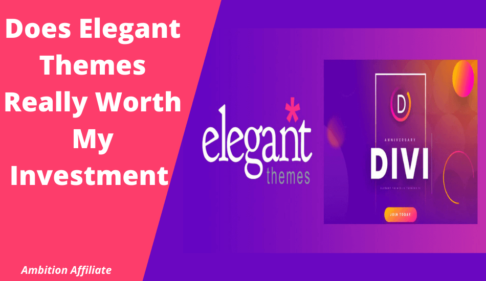 Does Elegant Themes Really Worth My Investment