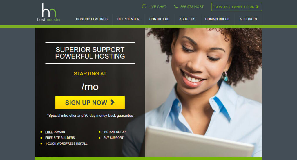 HostMonster web hosting