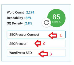 Score Page SEO and Keyword Density